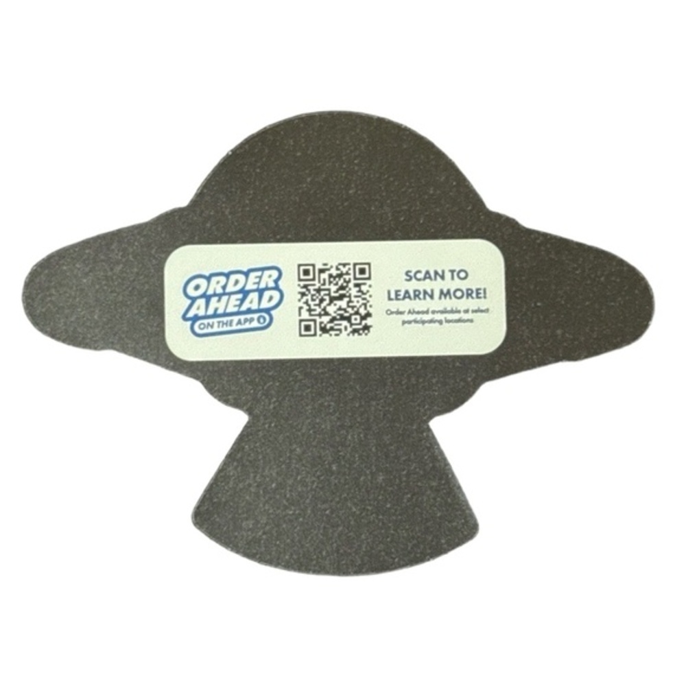 Dutch Bros Coffee Sticker Purple Alien UFO Glow‎ Dark Vinyl Decal Rainbow - Picture 2 of 4